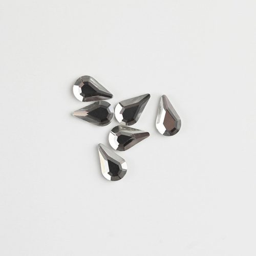 BrillBird Műköröm Formakövek (10 db-os) drop 5x8mm clear