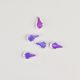 BrillBird Műköröm Formakövek (10 db-os) drop 5x8mm pink AB