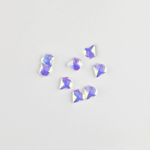 BrillBird Műköröm Formakövek (10 db-os) diamond 5mm pink AB
