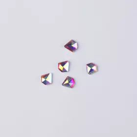   BrillBird Műköröm Formakövek (10 db-os) diamond 5mm clear AB