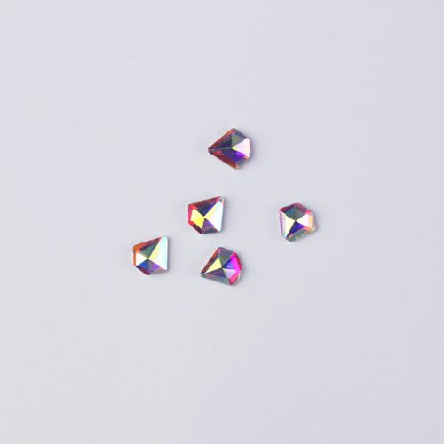 BrillBird Műköröm Formakövek (10 db-os) diamond 5mm clear AB