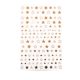 Crystal Nails köröm matrica (353-gold) arany csillagok