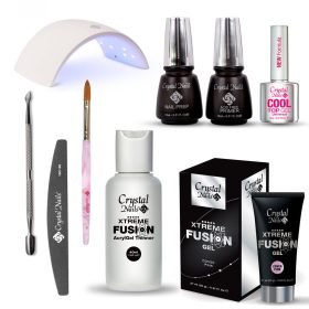 Crystal Nails Xtreme Fusion Gel szett