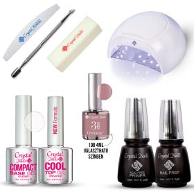 Crystal Nails profi gél lakk szett