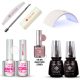 Crystal Nails közepes gél lakk szett
