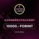 Ajándékutalvány 10000 Ft (csak előreutalásos fizetés esetén)