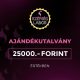 Ajándékutalvány 25000 Ft (csak előreutalásos fizetés esetén)