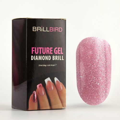 BrillBird Future Gel Diamond Brill /Polygel Akril Zselé/ 30g
