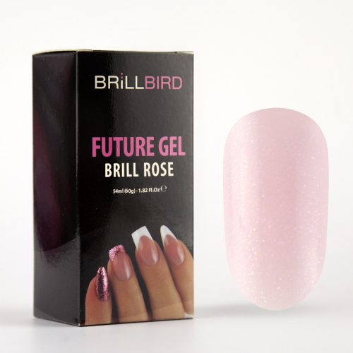 BrillBird Future Gel Brill Rose /Polygel Akril Zselé/ 60g