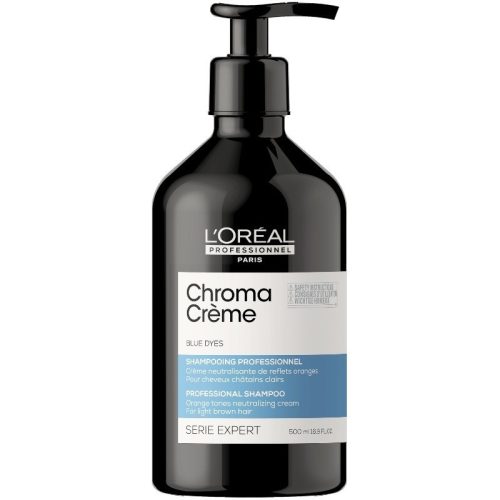 L'Oréal Professionnel Chroma Créme Blue Dyes kék sampon világosbarna és középszőke hajra 500ml