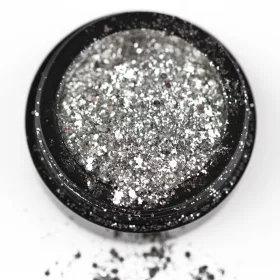 BrillBird Díszítő Flitter - mirror silver