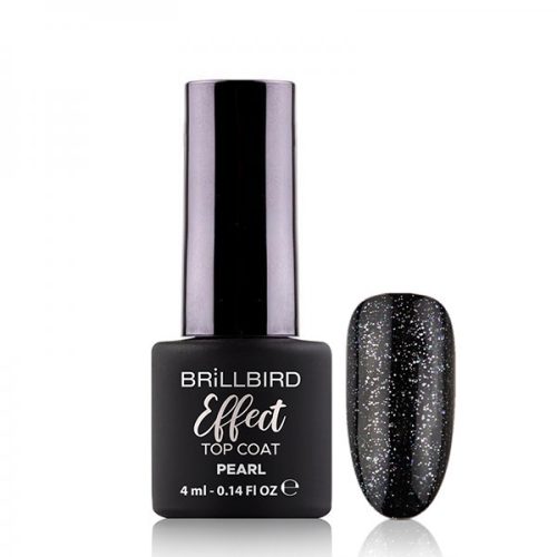 BrillBird Effect Top Coat - Pearl 4 ml