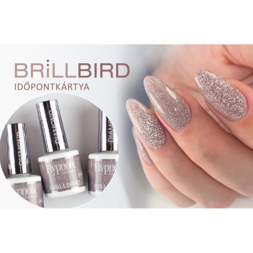 BrillBird Időpontkártya - Ezüst Diamond