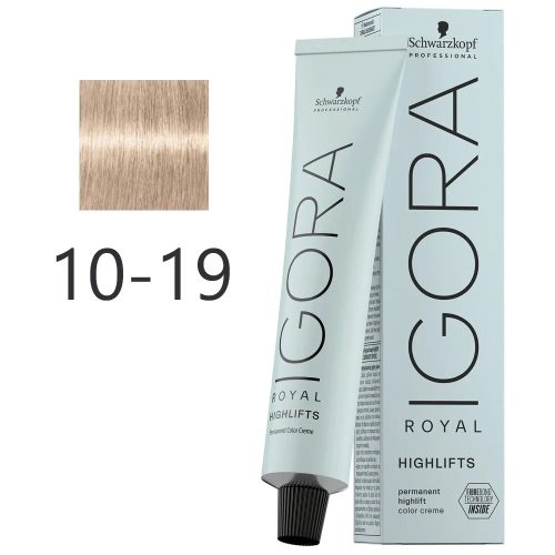Schwarzkopf Igora Royal Highlifts krémhajfesték 60ml - 10-19