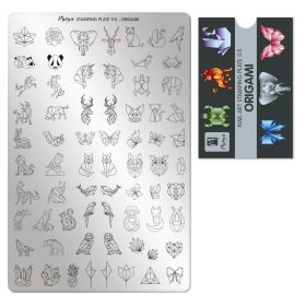 Moyra Körömnyomda lemez 115 Origami