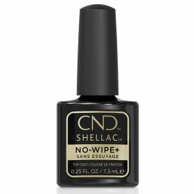   CND Shellac - No-Wipe+ Top Coat fixálásmentes fedőlakk 7,3ml TF