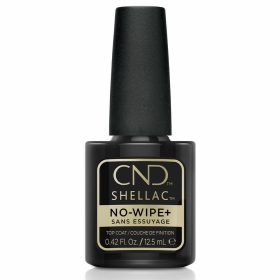   CND Shellac - No-Wipe+ Top Coat fixálásmentes fedőlakk 12,5ml TF