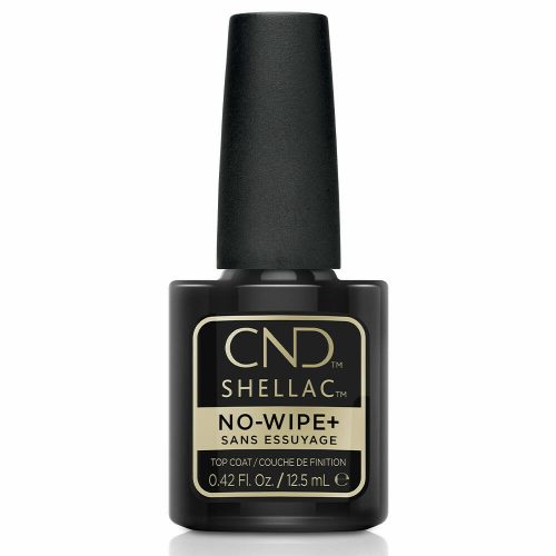 CND Shellac - No-Wipe+ Top Coat fixálásmentes fedőlakk 12,5ml