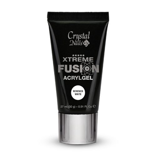 Crystal Nails Xtreme Fusion AcrylGel Renewed White - 27ml (30g)