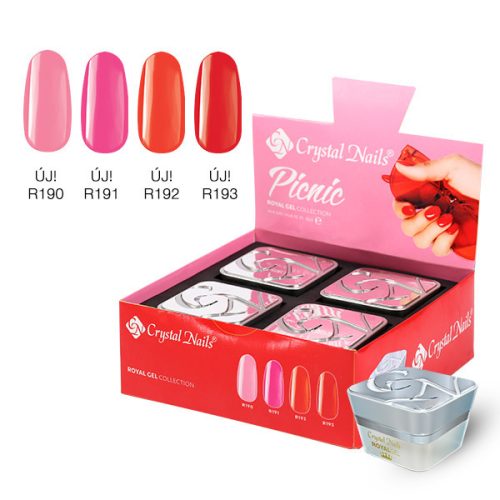 Picnic Crystal Nails Royal Gel készlet (4x4,5ml)