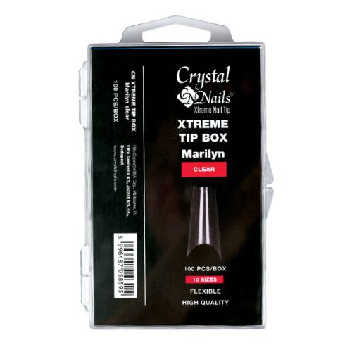 Crystal Nails Xtreme Tip Box - Marilyn Clear