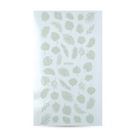   Crystal Nails köröm matrica (DP2026-silver) tropical vacation