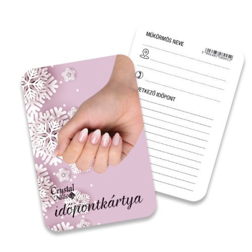Crystal Nails Időpontkártya - #21