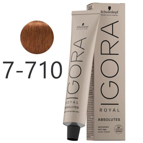 Schwarzkopf Igora Royal Absolutes krémhajfesték 60ml - 7-710