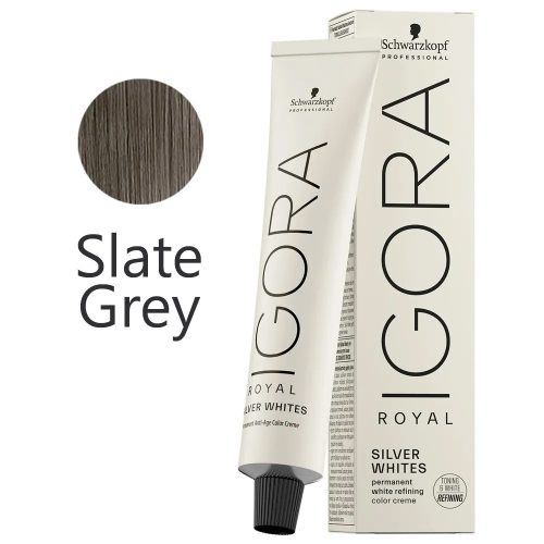 Schwarzkopf Igora Royal Absolutes Silver Whites krémhajfesték 60ml - Slate Grey