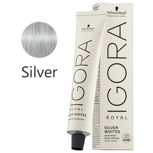 Schwarzkopf Igora Royal Absolutes Silver Whites krémhajfesték 60ml - Silver