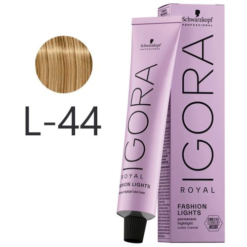 Schwarzkopf Igora Royal Fashion Lights krémhajfesték 60ml - L-44
