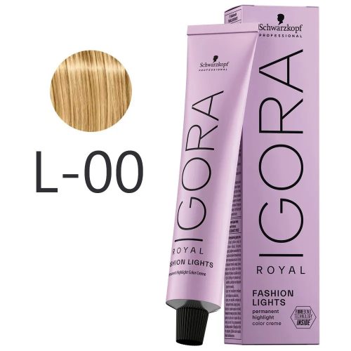 Schwarzkopf Igora Royal Fashion Lights krémhajfesték 60ml - L-00