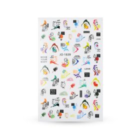 Crystal Nails köröm matrica (JO-1839) captions