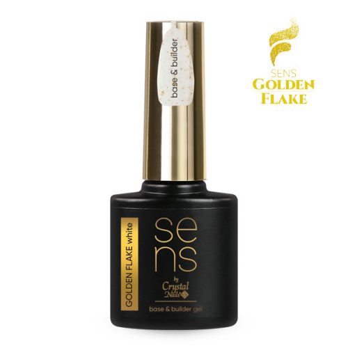 SENS GOLDEN FLAKE base gel - white 10ml