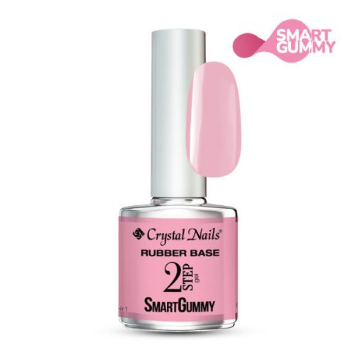 Crystal Nails 2S SmartGummy Rubber base gel - Nr1 Baby pink 8ml