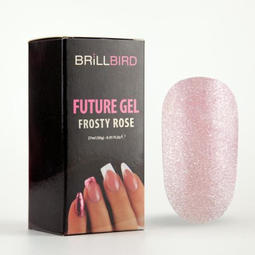 BrillBird Future Gel Frosty Rose /Polygel Akril Zselé/ 30g