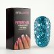 BrillBird Future Gel Turquoise Cosmos /Polygel Akril Zselé/ 30g