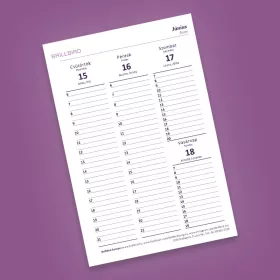 BrillBird Körmös naptárbelső 2023 - magyar nyelvű