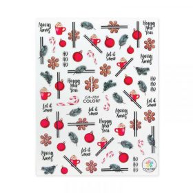   BrillBird Körömmatrica 'CA-720' Karácsonyi körömmatrica