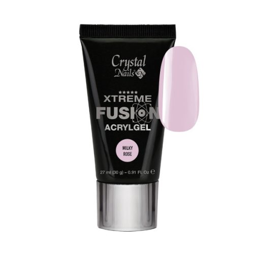 Crystal Nails Xtreme Fusion AcrylGel - Milky Rose 27ml (30g) 