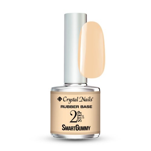 Crystal Nails 2S SmartGummy Rubber base gel - Nr11 Tender Peach 8ml