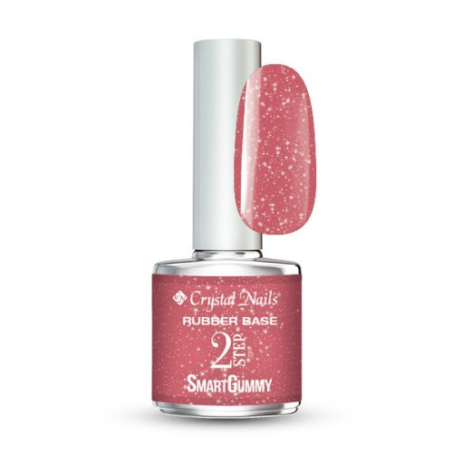 Crystal Nails 2S SmartGummy Rubber base gel - Nr16 Shimmer Blush 8ml