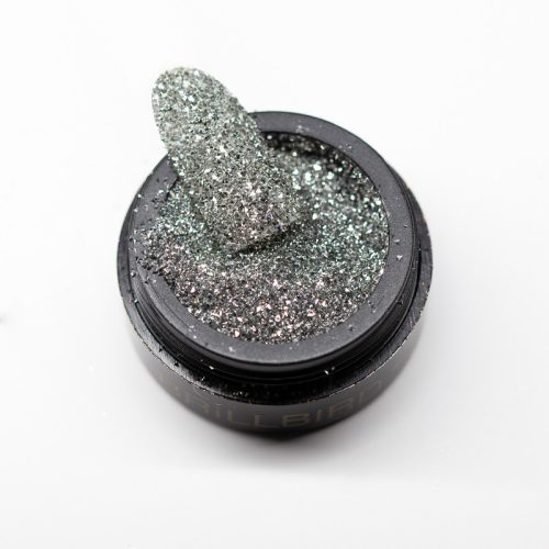 BrillBird Diamond Glitter pixie - pixie hatású reflektív fényvisszaverő csillám