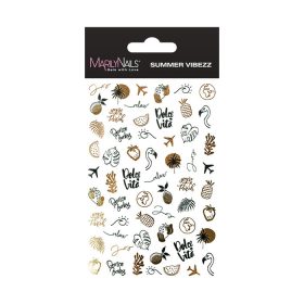 MN vizes köröm matrica - Summer Vibezz (J364)