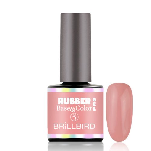 BrillBird Rubber Gel Base&Color - 5 - 8ml