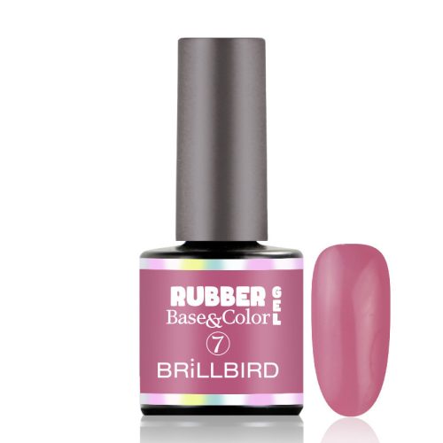 BrillBird Rubber Gel Base&Color - 7 - 8ml