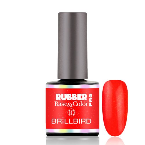 BrillBird Rubber Gel Base&Color - 10 - 8ml