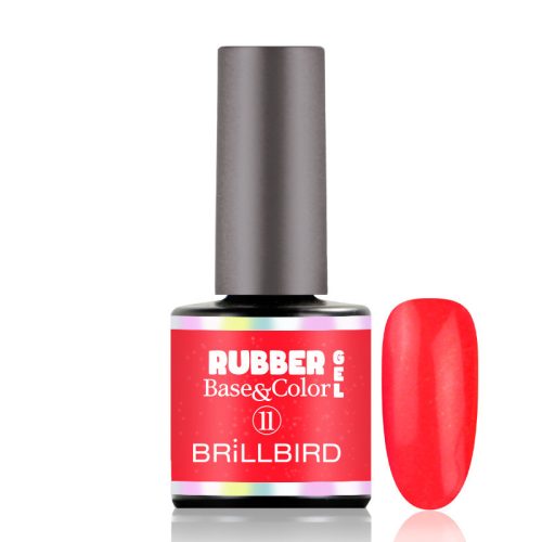 BrillBird Rubber Gel Base&Color - 11 - 8ml
