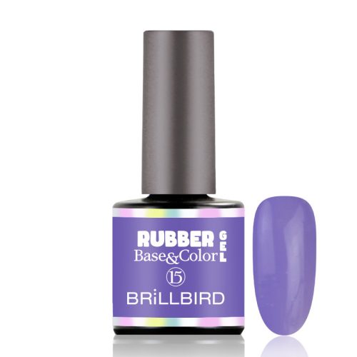BrillBird Rubber Gel Base&Color - 15 - 8ml