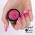 Crystal Nails ChroMirror króm pigmentpor - Hot Pink